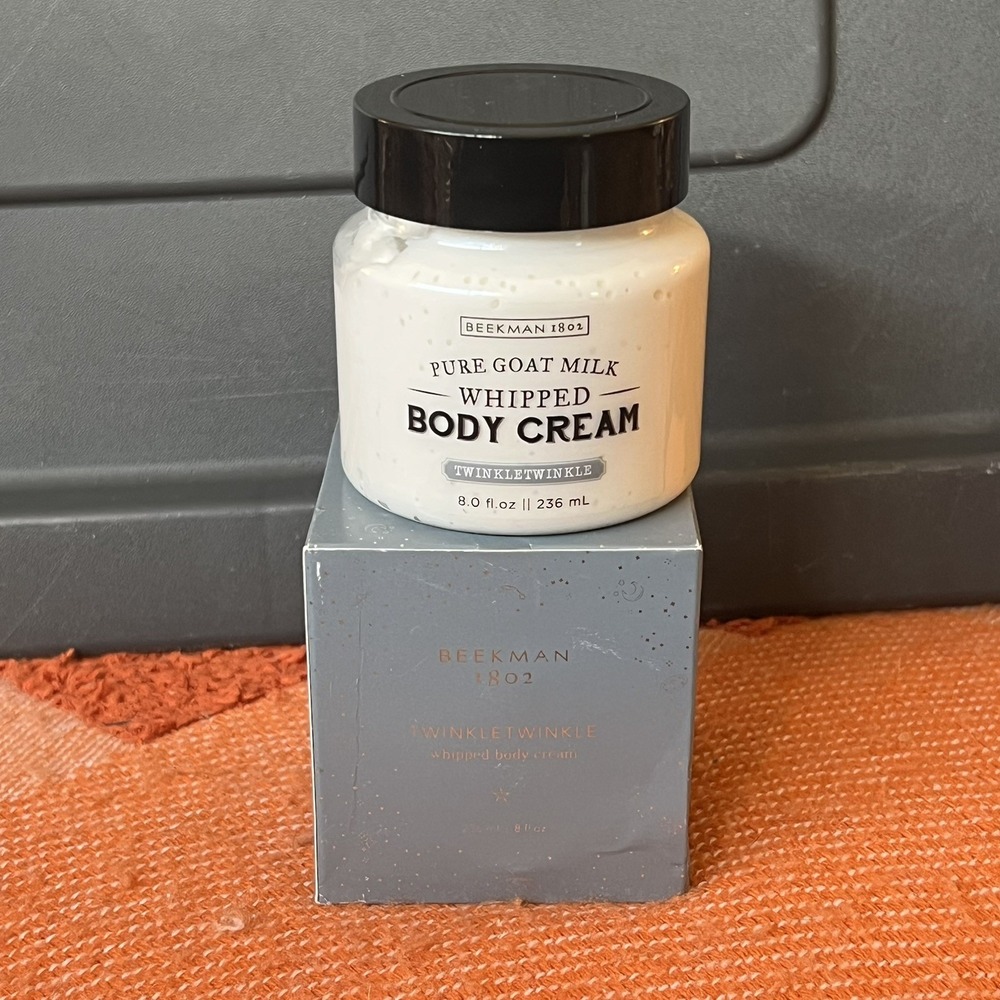 Beekman 1802 "Twinkle Twinkle" Goat Milk Whipped Body Cream Lotion 8 oz. NEW BOX - Picture 2 of 6